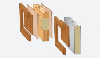Detailed view of the construction method used for Timberlane's custom garage doors