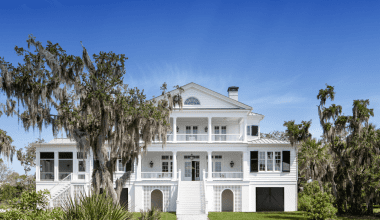 Old Grove antebellum style estate in Manatee River, FL, by Nautilus Homes