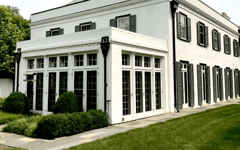 Kuppenheimer House in Winnetka, IL restored by Hackley & Associates