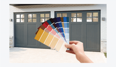 Timberlane custom color matching for handcrafted garage doors