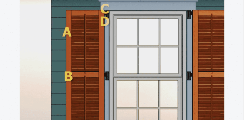 how to install shutters with plate pintels